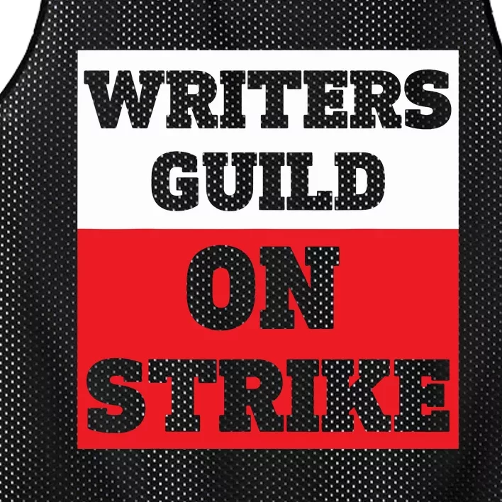 I Stand With Writers Guild Of America Mesh Reversible Basketball Jersey Tank