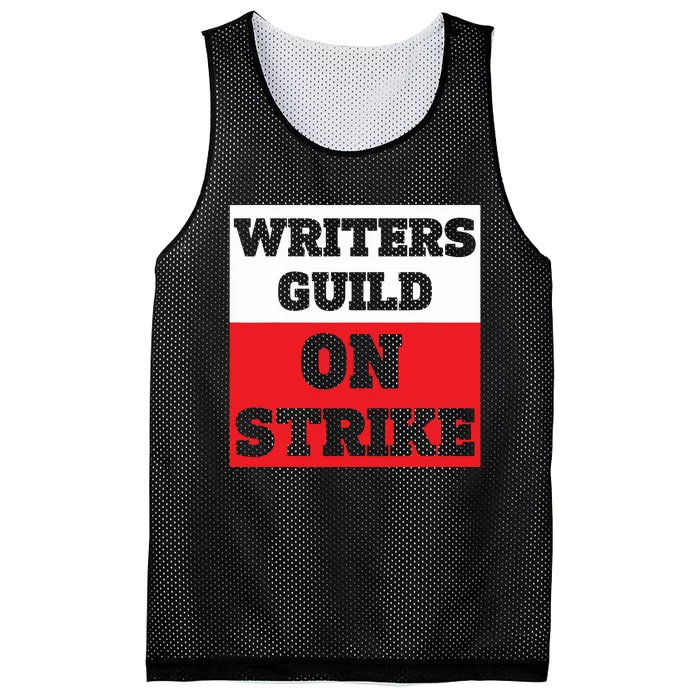 I Stand With Writers Guild Of America Mesh Reversible Basketball Jersey Tank