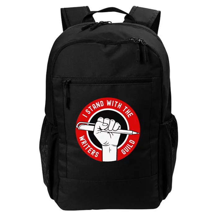 I stand with the writers guild of america WGA Daily Commute Backpack