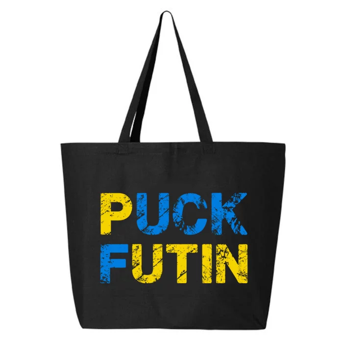 I Stand With Ukraine Puck Futin Support 25L Jumbo Tote