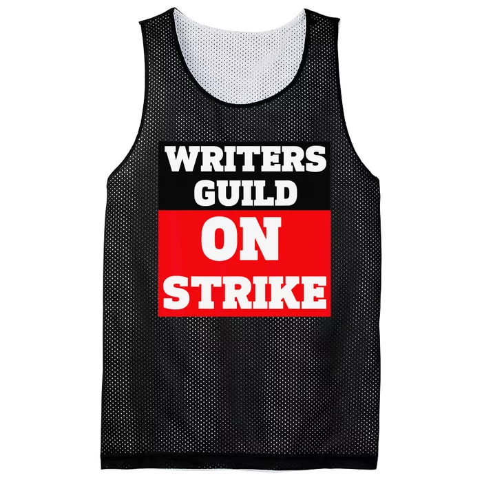 I Stand With Writers Guild Of America Mesh Reversible Basketball Jersey Tank