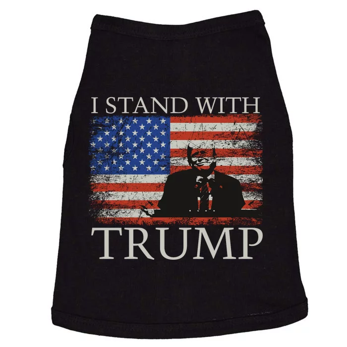 I Stand With Trump Free Trump Indictment Support Donald Trump Doggie Tank