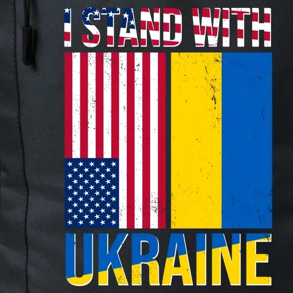 I Stand With Ukraine USA Flag Daily Commute Backpack