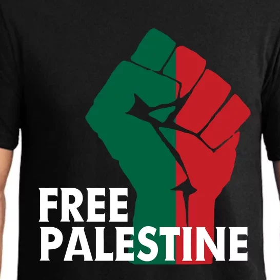 I Stand With Palestine Free Palestine Free Gaza Peace Flag Pajama Set