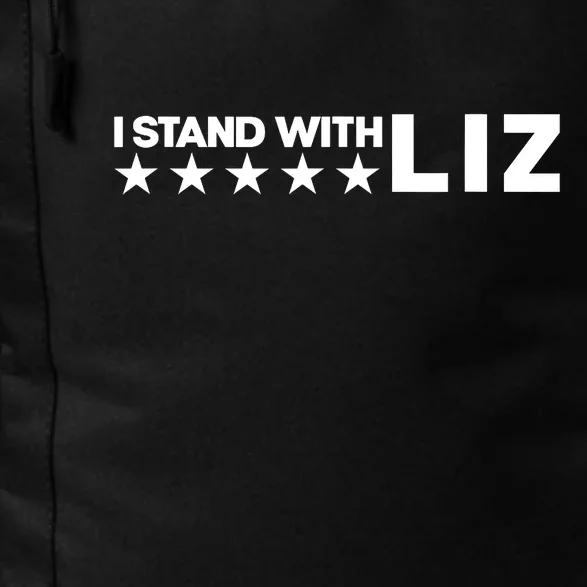 I Stand With Liz Support Liz Cheney Politic Daily Commute Backpack