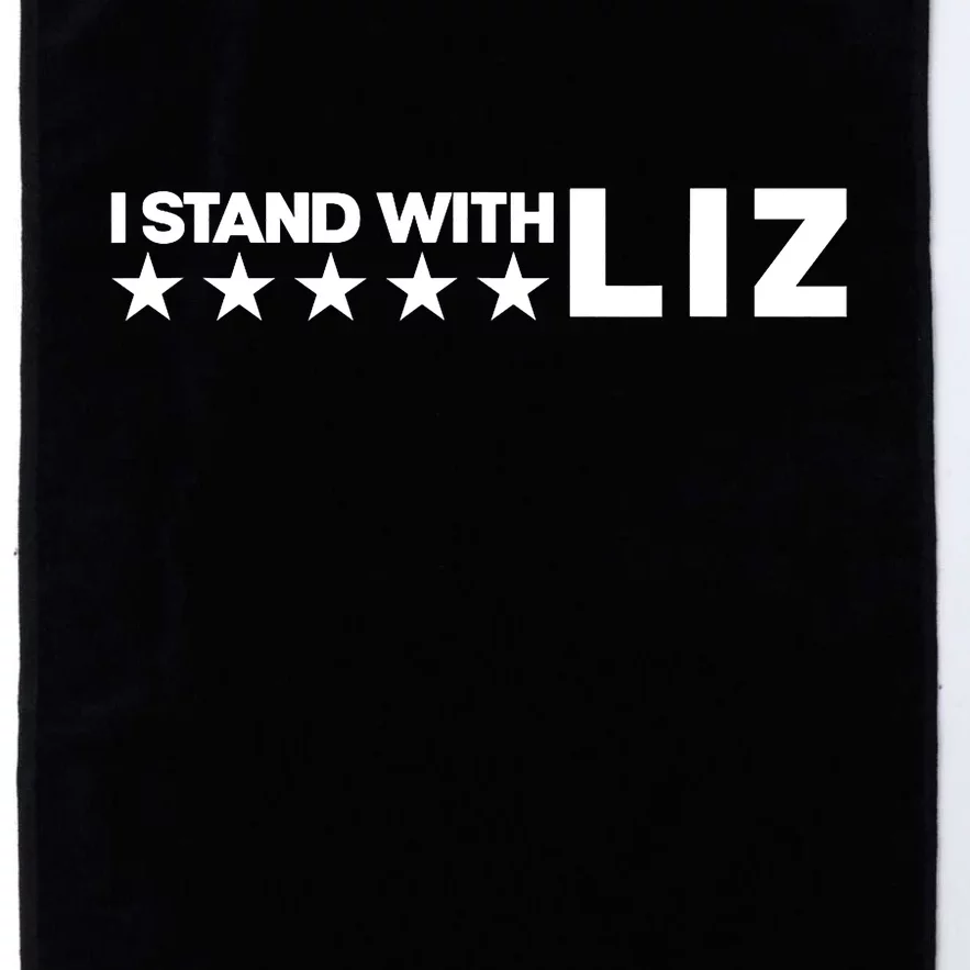 I Stand With Liz Support Liz Cheney Politic Platinum Collection Golf Towel