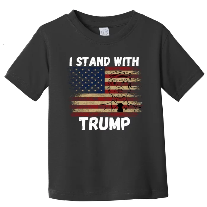 I Stand With President Trump Toddler T-Shirt