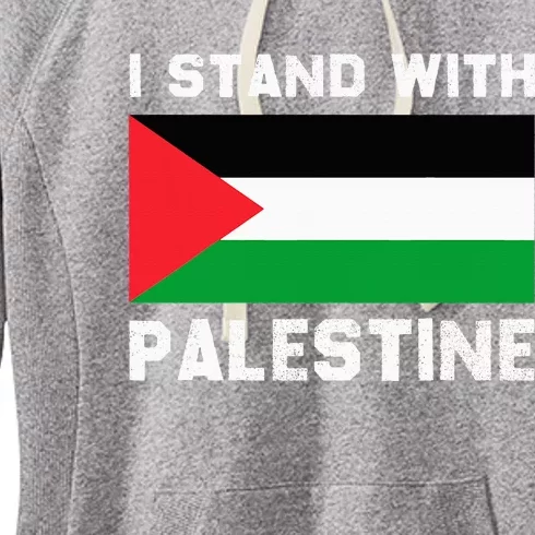 I Stand with Palestine Women's Fleece Hoodie