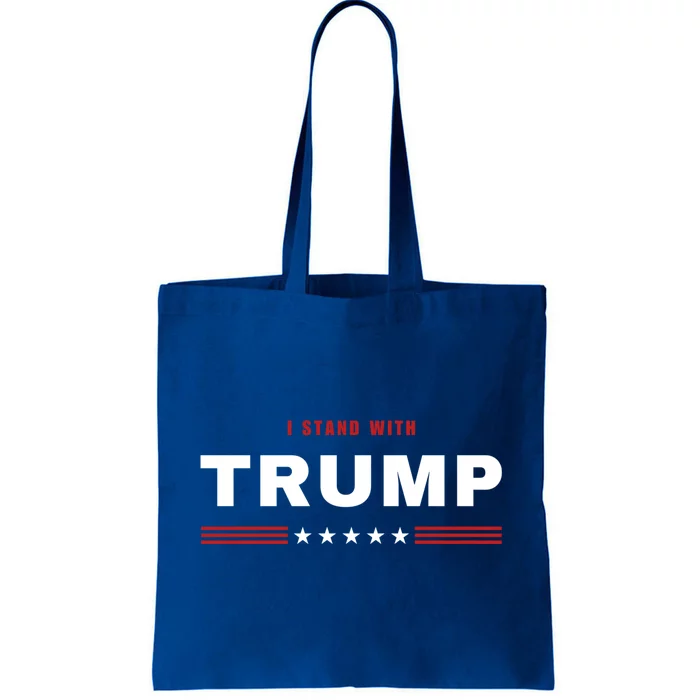 I Stand With Trump Presidential Election 2024 Gift Tote Bag