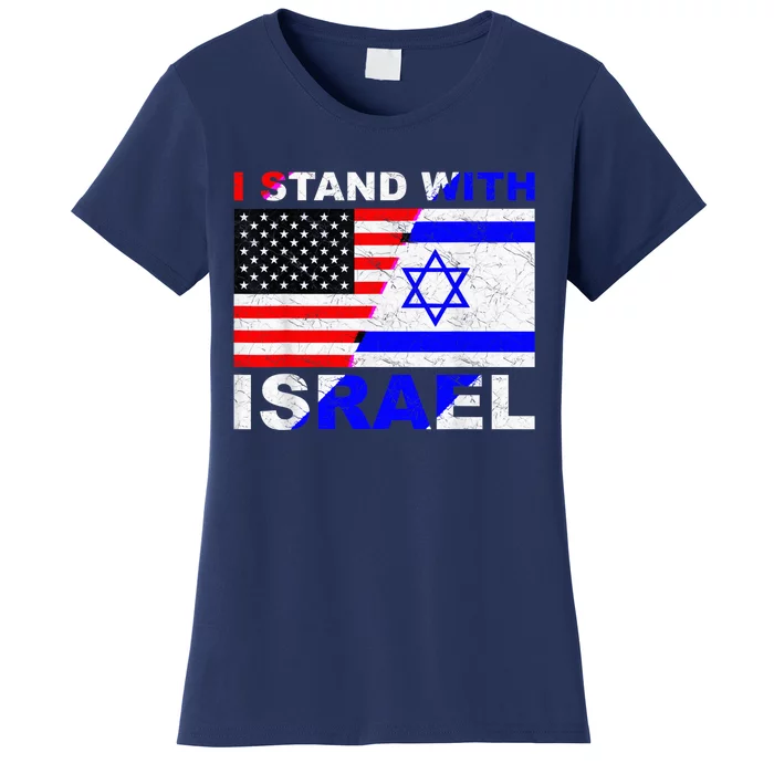 I Stand With Israel, Israeli Palestinian Conflict Pro Israel Women's T-Shirt