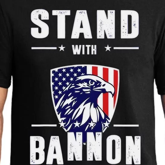 I Stand With Bannon Patriotic Pajama Set