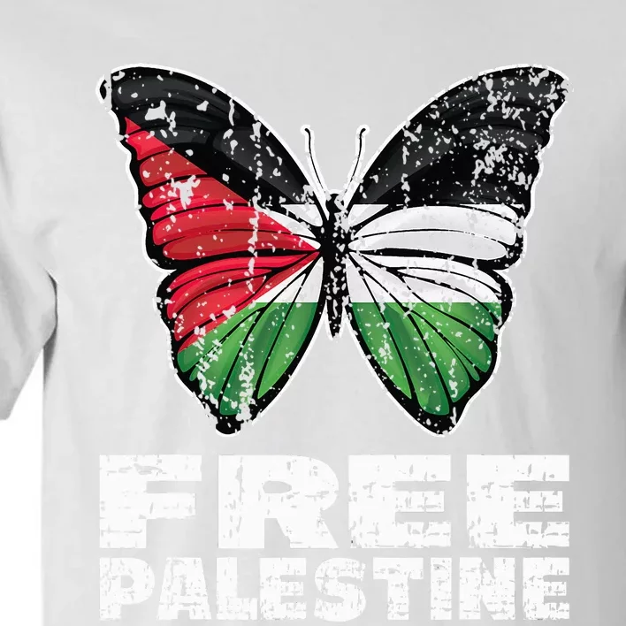 I Stand With Palestine For Their Freedom Free Palestine Tall T-Shirt