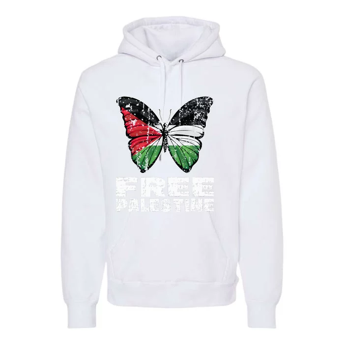 I Stand With Palestine For Their Freedom Free Palestine Premium Hoodie