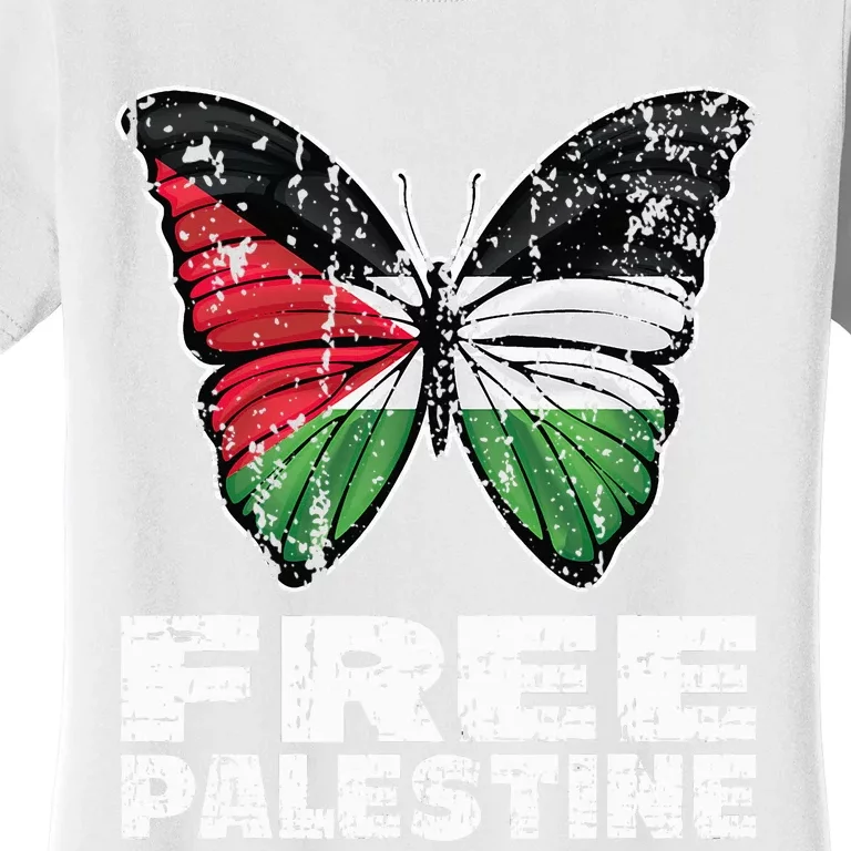 I Stand With Palestine For Their Freedom Free Palestine Women's T-Shirt