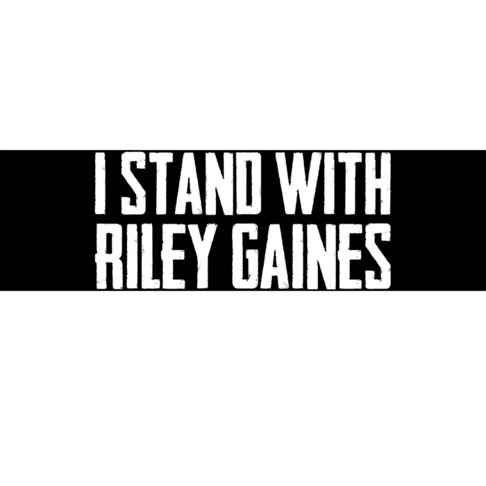 I Stand With Riley Gaines | Save Women's Sports Bumper Sticker