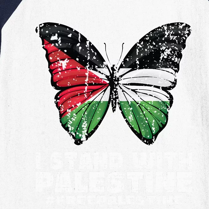 I Stand With Palestine For Their Freedom Free Palestine Baseball Sleeve Shirt