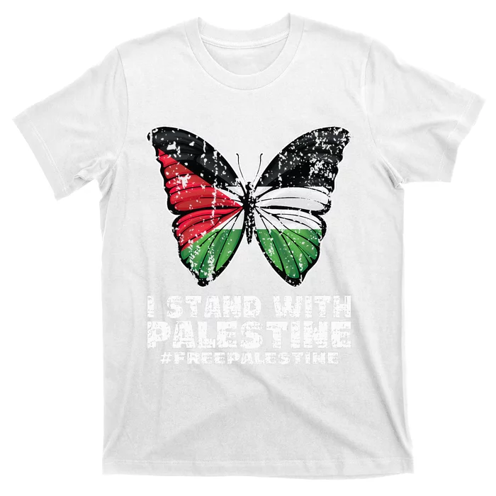 I Stand With Palestine For Their Freedom Free Palestine T-Shirt