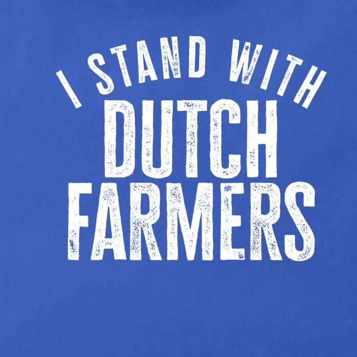 I Stand With Dutch Farmers Netherlands Protest Dutch Flag Cool Gift Zip Tote Bag