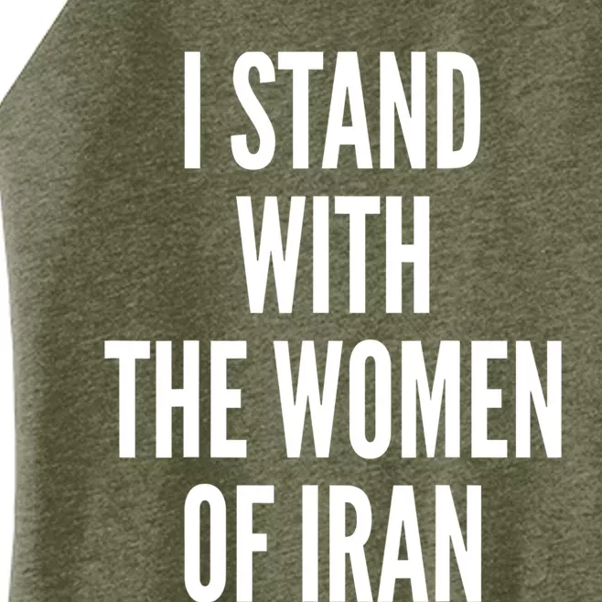 I Stand With The Women Of Iran Iranian Flag, #Freeiran FIST Women’s Perfect Tri Rocker Tank