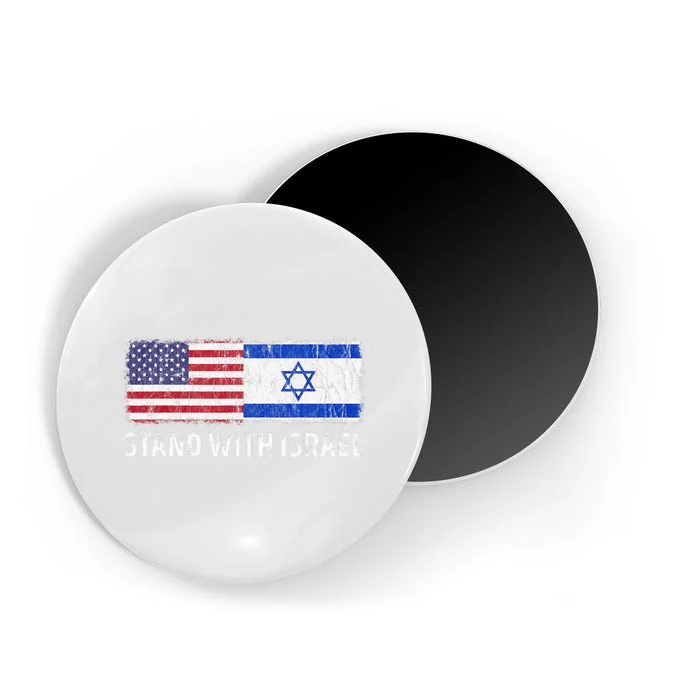 I Stand With Israel USA Israeli Flag Jewish Magnet