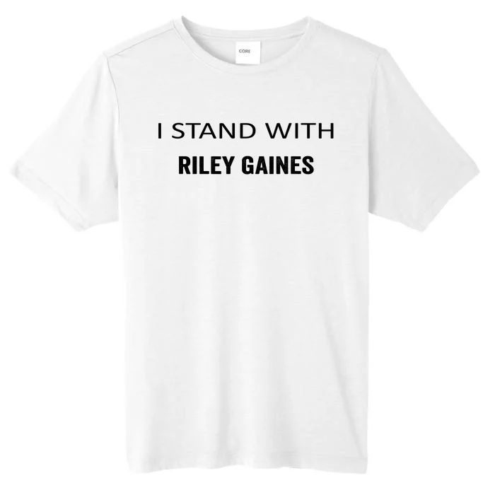 I Stand With Riley Gaines Support Womens Sports ChromaSoft Performance T-Shirt