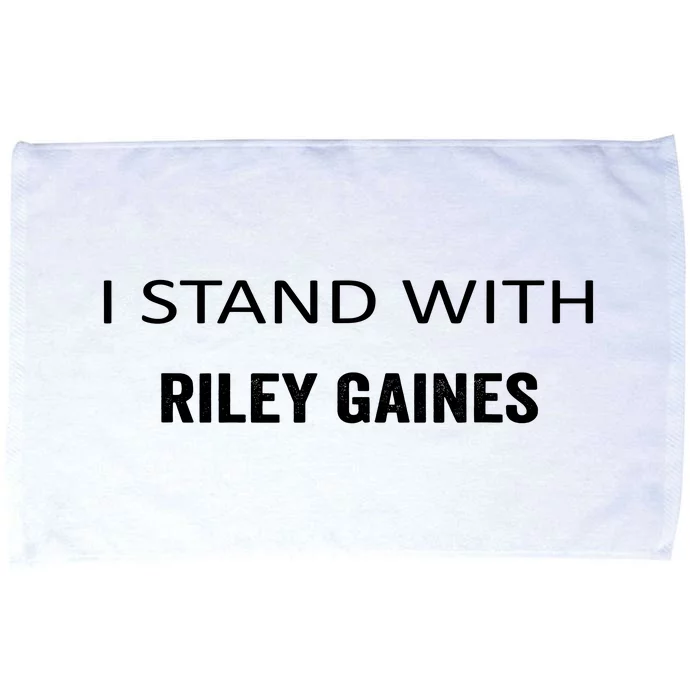 I Stand With Riley Gaines Support Womens Sports Microfiber Hand Towel