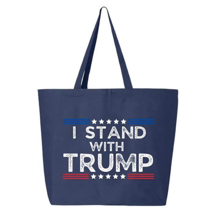 I Stand With President Trump 25L Jumbo Tote