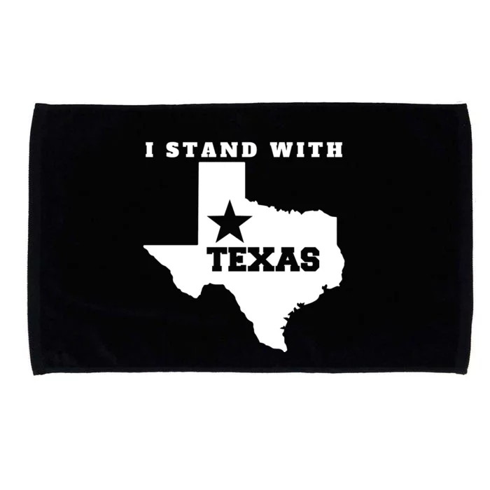 I Stand With Texas Microfiber Hand Towel