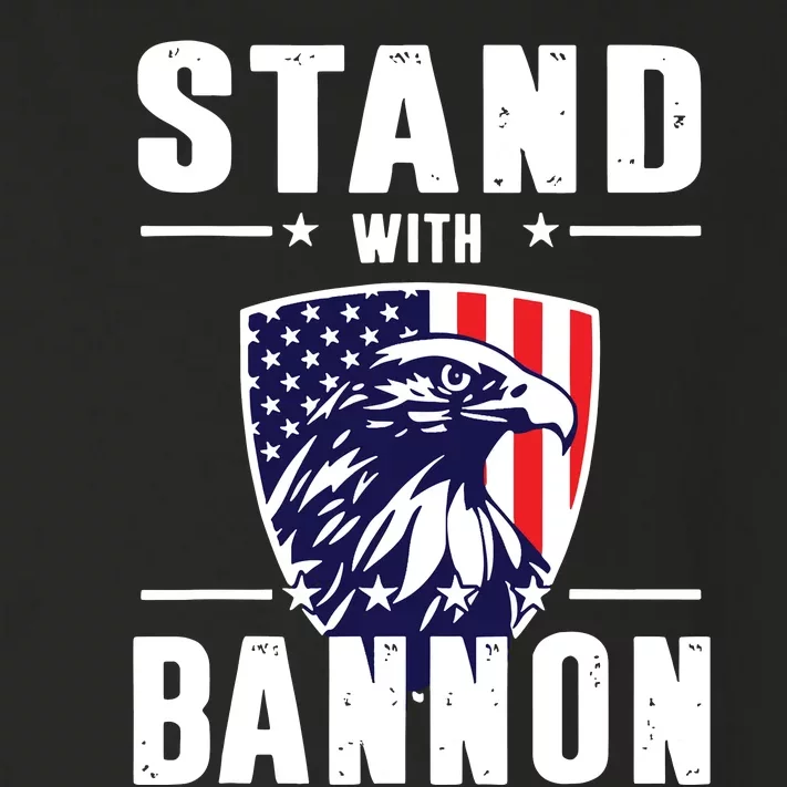 I Stand With Bannon Patriotic Toddler Long Sleeve Shirt