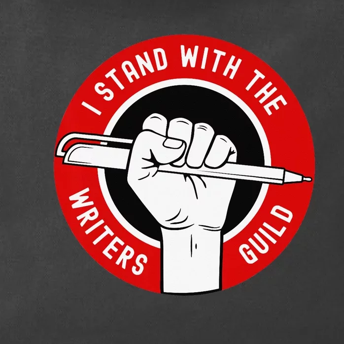 I stand with the writers guild of america WGA Zip Tote Bag