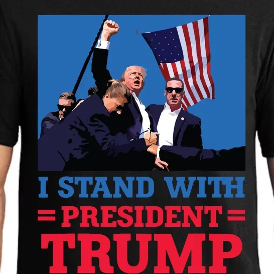 I Stand With President Trump After The Shooting At His Rally Pajama Set