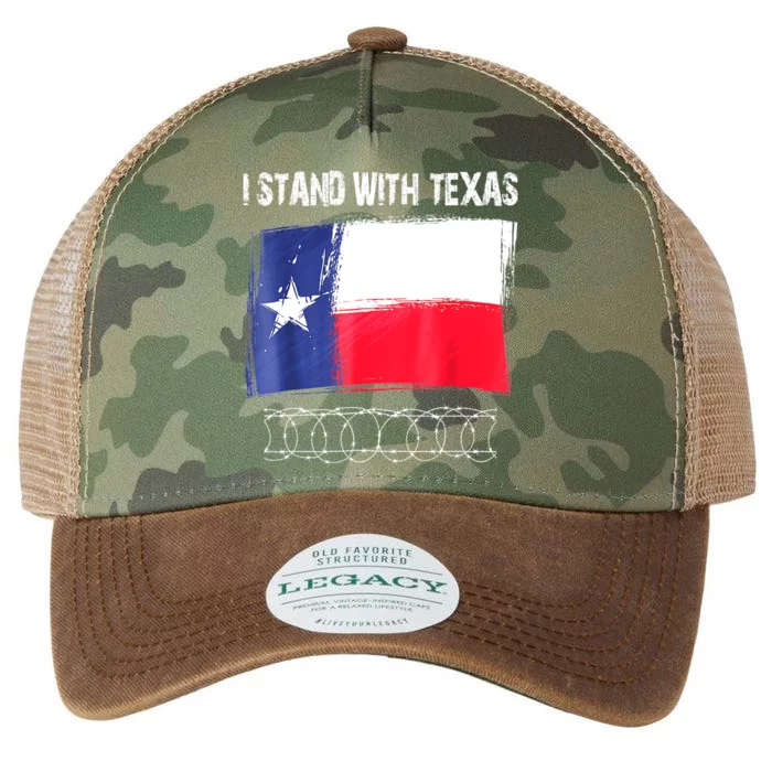 I Stand With Texas Flag Usa State Of Texas Legacy Tie Dye Trucker Hat