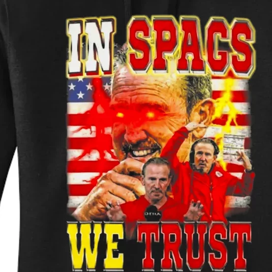 In Spags We Trust Coach Football Fan Women's Pullover Hoodie