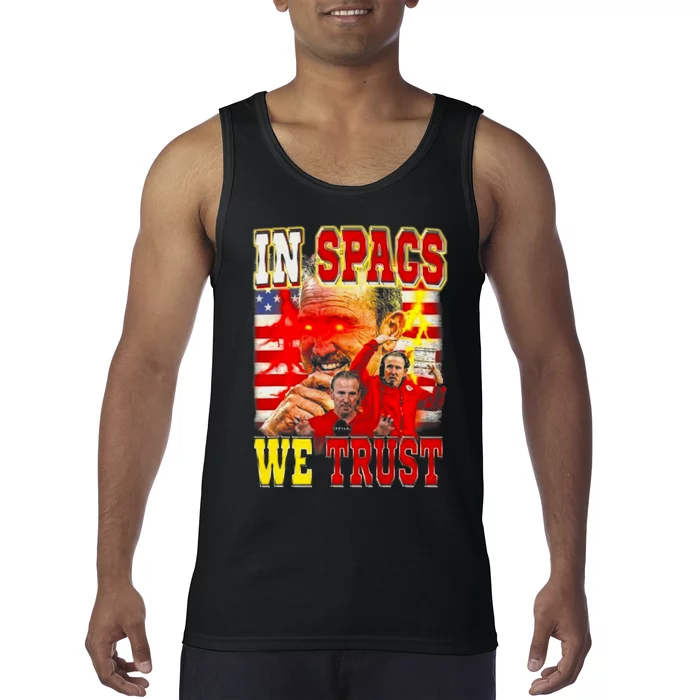 In Spags We Trust Coach Football Fan Tank Top