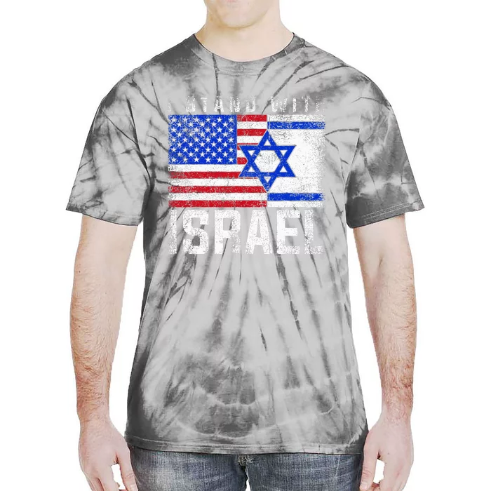 I Stand With Israel Tie-Dye T-Shirt