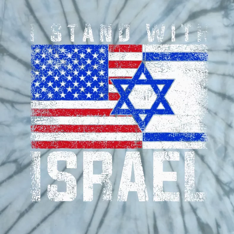 I Stand With Israel Tie-Dye T-Shirt