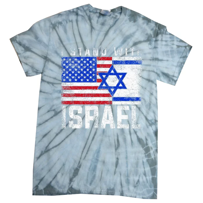 I Stand With Israel Tie-Dye T-Shirt