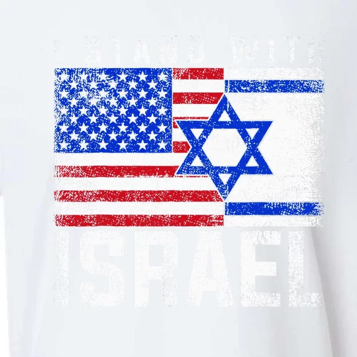 I Stand With Israel Sueded Cloud Jersey T-Shirt