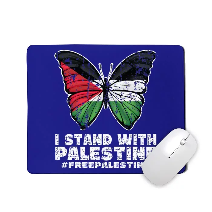 I Stand With Palestine For Their Freedom Free Palestine Mousepad