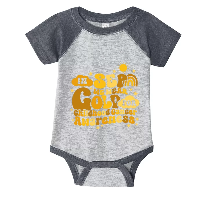 In September We Wear Gold Infant Baby Jersey Bodysuit