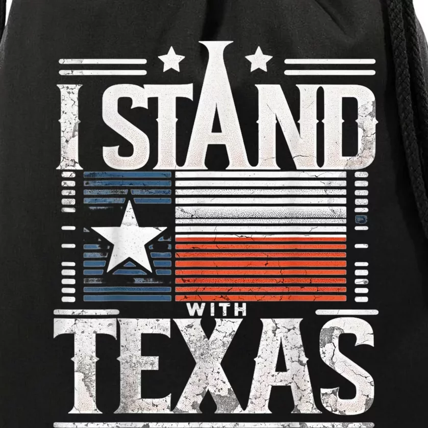 I Stand With Texas Scotus Drawstring Bag