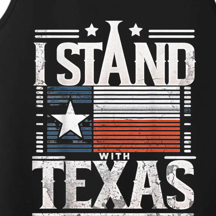 I Stand With Texas Scotus Performance Tank