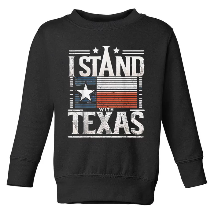 I Stand With Texas Scotus Toddler Sweatshirt