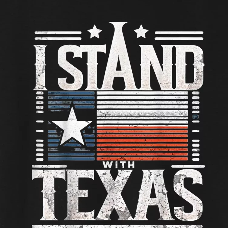 I Stand With Texas Scotus Women's Crop Top Tee