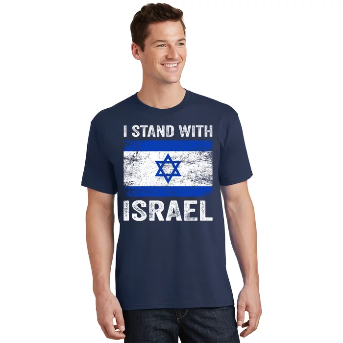 I Stand With Israel Jewish Gifts Heritage Israeli T-Shirt