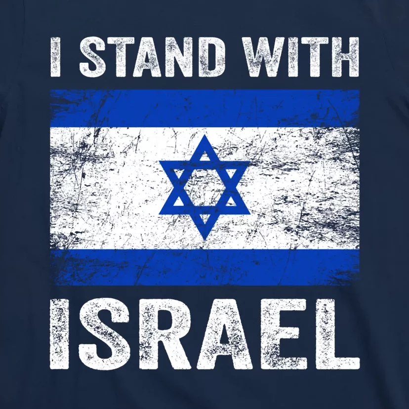 I Stand With Israel Jewish Gifts Heritage Israeli T-Shirt