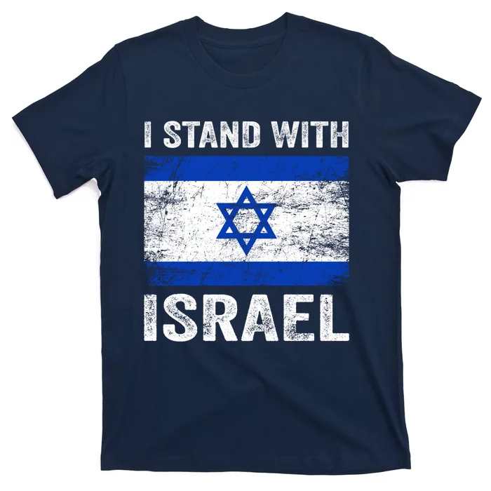 I Stand With Israel Jewish Gifts Heritage Israeli T-Shirt