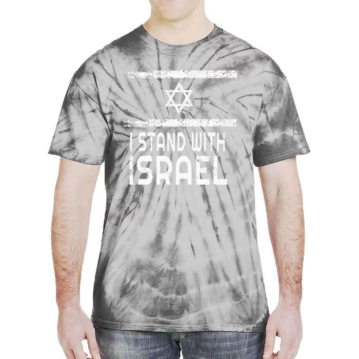 I Stand With Israel Tie-Dye T-Shirt