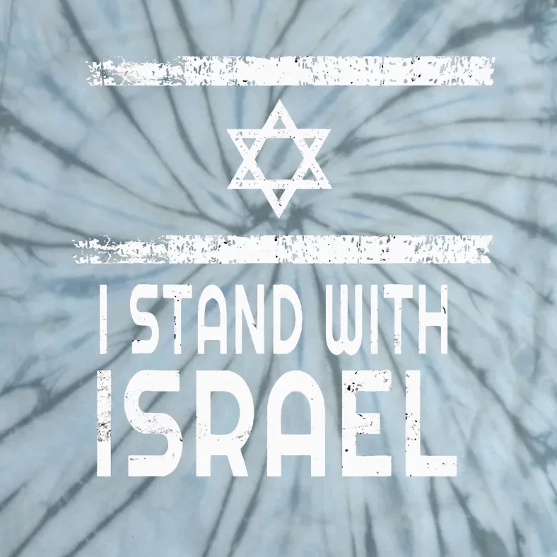 I Stand With Israel Tie-Dye T-Shirt