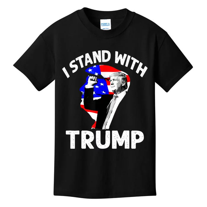 I Stand With President Trump MaraLago Trump Support Kids T-Shirt